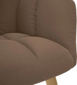 vidaXL Πολυθρόνα Relax Καφέ Υφασμάτινη