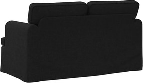 vidaXL Καναπές Μαύρο 144 x 80 x 85 εκ ύφασμα