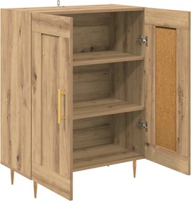 vidaXL Πλαϊνό γραφείο Artisan Oak 69,5 x 34 x 90 εκ.