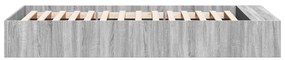 vidaXL Πλαίσιο Κρεβατιού Γκρι Sonoma 75x190 εκ. Επεξεργασμένο Ξύλο