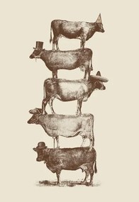 Bodart, Florent - Εκτύπωση έργου τέχνης Cow Cow Nuts, (26.7 x 40 cm)