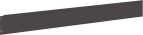 vidaXL Περίγραμμα γκαζόν 50 τμχ. 100 x 12 cm Steel Μαύρο