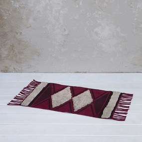 Πατάκι Μπάνιου 50x80 Zahara - Dark Red 5206482089051