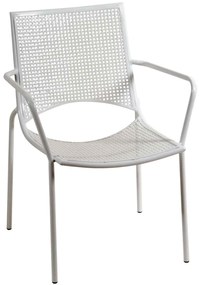 Πολυθρόνα Στοιβαζόμενη 165454 White 57X61X86 cm