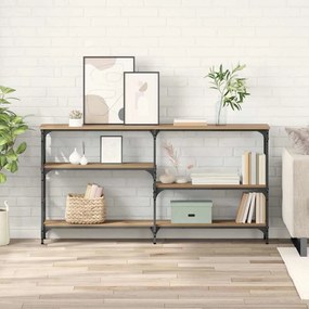vidaXL Τραπέζι κονσόλας με ράφι Artisan Oak 150 x 29 x 76,5 εκ