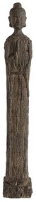 Artekko Buddha Διακοσμητικός Βούδας Ρητίνη Καφέ (12.7x10.2x81.3)cm Artekko 73634