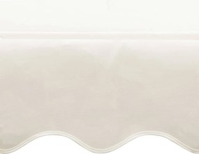 vidaXL Τέντα Μεταφερόμενη με Βραχίονες Κρεμ 4 x 3 μ.