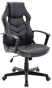 BF7700 Gaming Πολυθρόνα Mesh, Pu Μαύρο - Γκρι