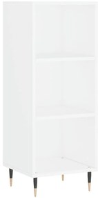 vidaXL Ντουλάπι Λευκό 34,5 x 34 x 180 εκ. από Επεξεργασμένο Ξύλο
