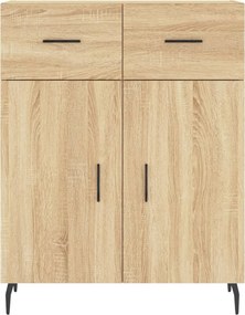 vidaXL Ντουλάπι Sonoma Δρυς 69,5 x 34 x 90 εκ. από Επεξεργασμένο Ξύλο