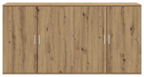 vidaXL Σύνθετα 2 τμχ Καρυδιά 79x38x80 εκ Επεξεργασμένο ξύλο