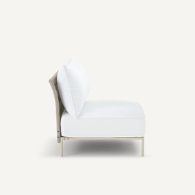 Πολυθρόνα με πλεκτούς ιμάντες, LEANDRA