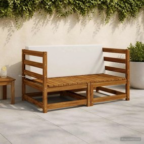 vidaXL Μαξιλάρι πλάτης SOEST 100% Πολυεστέρας Λευκό 120 x 20 x 40 cm