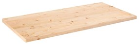 vidaXL Επιφάνεια Τραπεζιού Ορθογ. 110x60x2,5 εκ. από Μασίφ Ξύλο Πεύκου