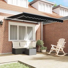 vidaXL Σκηνίτσα Αναδιπλούμενη Μαύρο 350 x 250 εκ