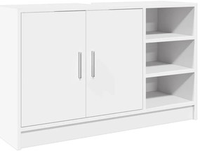 vidaXL Ντουλάπι Νιπτήρα Λευκό 90x29x55 εκ. Επεξεργασμένο Ξύλο