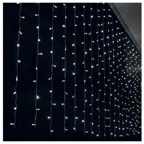 Χριστουγεννιάτικη Κουρτίνα με 480 LED Ψυχρό Λευκό X08480221 ACA-X08480221-Λευκό X08480221