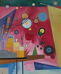 Αναπαραγωγή Heavy red (1924), Wassily Kandinsky