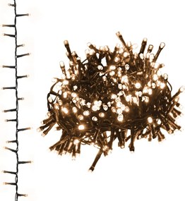 vidaXL Φωτάκια Compact με 1000 LED Θερμό Λευκό 25 μ. από PVC