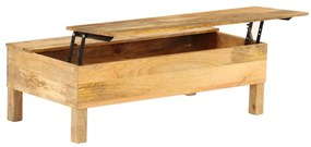 vidaXL Τραπεζάκι Σαλονιού 110 x 55 x 35 εκ. από Μασίφ Ξύλο Μάνγκο