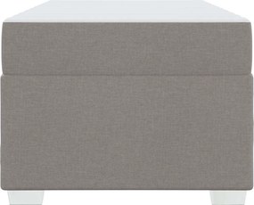 vidaXL Σκελετός Κρεβατιού Taupe 90 x 190 cm ύφασμα