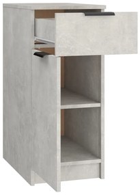 vidaXL Ντουλάπι Γραφείου Γκρι Σκυροδ. 100x50x75 εκ. Επεξεργασμένο Ξύλο