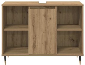 vidaXL Σετ Επίπλων Μπάνιου με ράφι 3 pcs Artisan Oak 30 x 30 x 180 cm