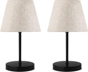 Table Lamp Set (2 Pieces) AYD - 2570 Cream