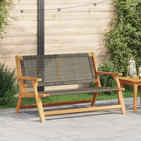 vidaXL Εξωτερικά Έπιπλα Γκρι 122 x 78 x 73εκ Μασίφ ξύλο ακακίας