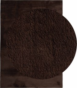 vidaXL Χαλί HUARTE Καφέ 240 x 340 cm 100% Πολυεστέρας Επίπεδος