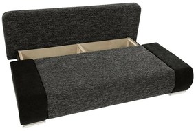 Καναπές κρεβάτι Comfivo 144, Αριθμός θέσεων: 2, Αποθηκευτικός χώρος, Γκρι, 77x200x92cm, 66 kg, Πόδια: Πλαστική ύλη | Epipla1.gr
