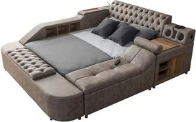 Double Bedstead Dorwell Smart - Brown Brown