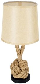 Φωτιστικό Επιτραπέζιο Monkey Fist 01162 27x27x58cm 1xE27 Beige GloboStar