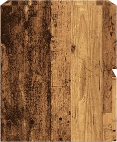 vidaXL Ντουλάπι Μπάνιου Παλαιό Ξύλο 60x38,5x45 εκ. Επεξεργασμένο Ξύλο