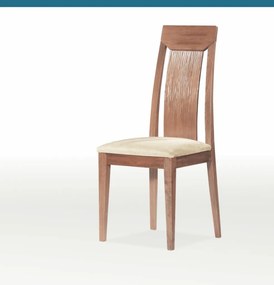 Ξύλινη καρέκλα Mirela καφέ-μπεζ 102x43x43x45cm, FAN1234