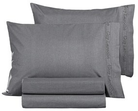 Σεντόνι King Size Επίπεδο (270x280) Guy Laroche Color Plus Γκρι