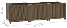 ΖΑΡΝΤΙΝΙΕΡΑ 120 X 40 X 38 ΕΚ. ΑΠΟ ΠΟΛΥΠΡΟΠΥΛΕΝΙΟ 316517