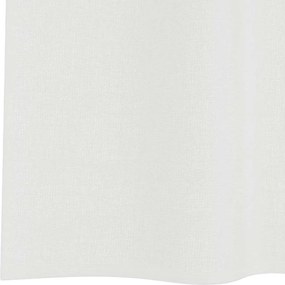 vidaXL Κουρτίνες Voile με βρόχους 2 τεμάχια Λευκό 140x260 cm