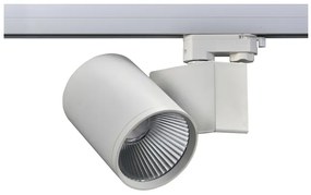 Σποτ Φωτιστικό Ράγας LED 40W Τριφασικό IP20 3000K Lisor LISOR4030W4 ACA-LISOR4030W4-Λευκό LISOR4030W4