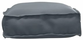 vidaXL Μαξιλάρι παλέτας για κάθισμα Ανθρακί 60 x 40 x 8 εκ.