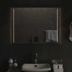 vidaXL Καθρέφτης Μπάνιου με LED 80x60 εκ.