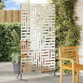 vidaXL Οθόνη Ιδιωτικότητας Γκρι 100 x 50 x 180 εκ. Ατσάλι