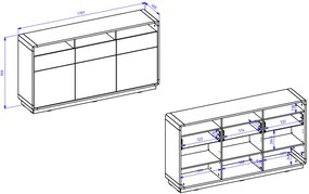 Μπουφές Martin 3D3S