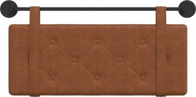 vidaXL Κρεμαστό Κεφαλάρι Επιτοίχιο Καφέ 100 cm Αντίκα PU