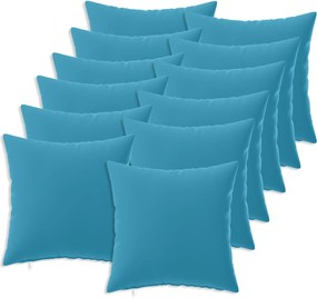 vidaXL Κάλυμμα Μαξιλαριού 12 pcs HEERLEN Γαλάζιο 45 x 45 cm