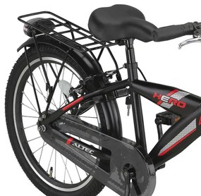 Hero 20 Inch Boys Rim Brakes Black/Red