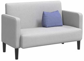vidaXL Μαξιλάρι Πλάτης Μπλε τζην 45 x 20 x 35 εκ. ύφασμα