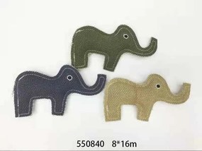 Υφασμάτινο παιχνίδι σκύλου ελεφαντάκι - 8x16cm - 12pcs - 550840