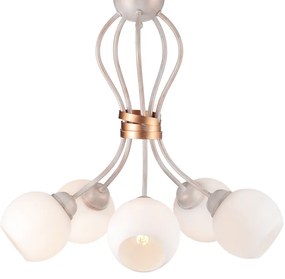Φωτιστικό Κρεμαστο Aca DL11695C FOYER Λευκό (White)
