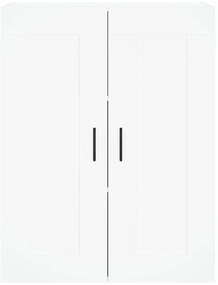vidaXL Ντουλάπι Τοίχου Λευκό 69,5 x 34 x 90 εκ. από Επεξεργασμένο Ξύλο